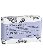 Davines Essential Haircare LOVE Shampoo bar - Твёрдый шампунь для разглаживания завитка 100 гр
